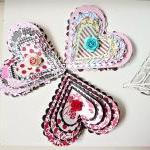 Layered Heart Shape Card 