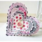 Layered Heart Shape card