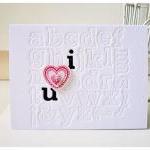 I Heart you card