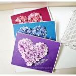 Floral Heart Shape Card 