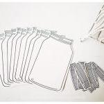 Jar tags cardstock 