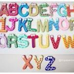 26pcs colorful wood alphabe..