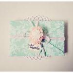 6 tiny aqua mist envelope /..