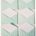 6 tiny aqua mist envelope /..
