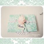 6 tiny aqua mist envelope /..