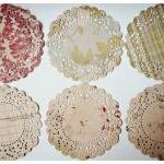 6 Parisian Lace Doily Kraft..