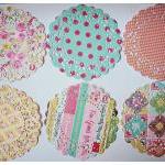 6 Parisian Lace Doily Mixed..