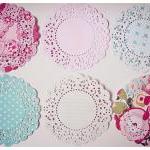 6 Parisian Lace Doily paper..