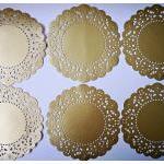 6 Parisian Lace Doily paper..