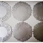 6 Parisian Lace Doily paper..