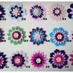 5 pieces of Flower felt emb..