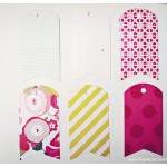 6 pattern paper tags