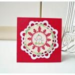 MIni 3 x 3 Doily Christmas ..