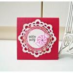 MIni 3 x 3 Doily Christmas ..