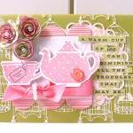A cup of tea thank you card..