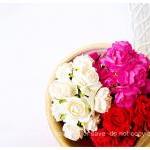 Millinery flowers heartshap..