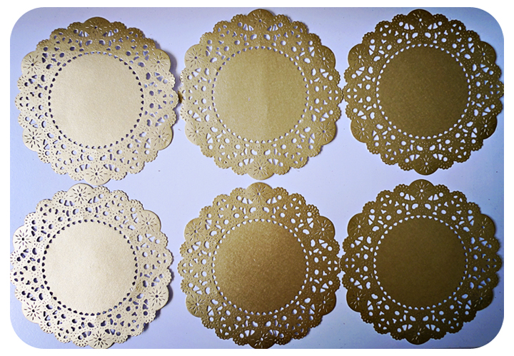 6 Parisian Lace Doily paper / pack 