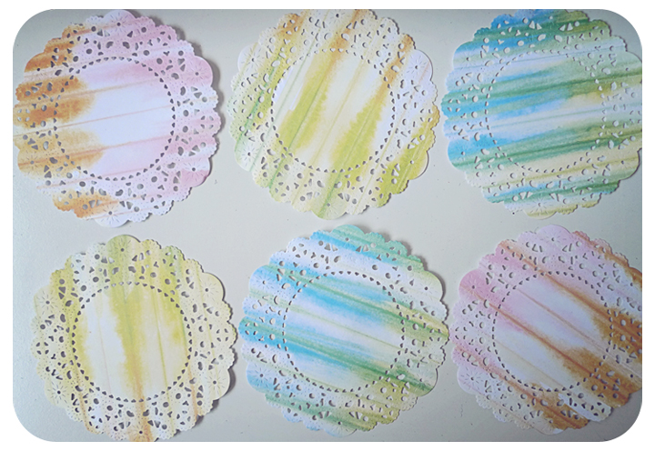 6 Parisian Lace Doily paper / pack 