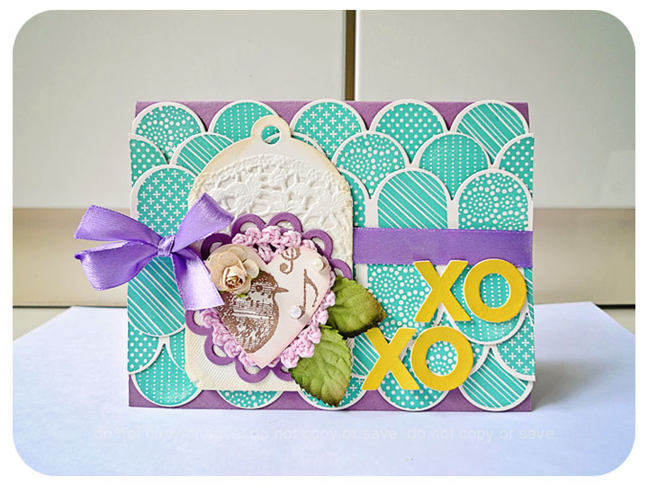 Xoxo Valentine day card