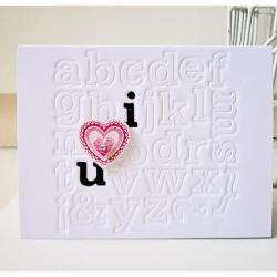 I Heart you card