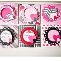 Mini Valentine card series #1