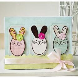 Easter card - bunnies