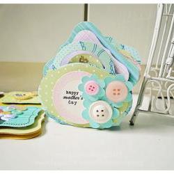 Mini button Spring cards  