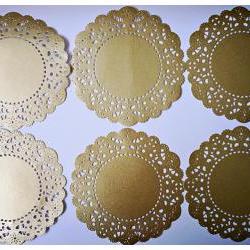 6 Parisian Lace Doily paper / pack 