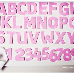Felt Alphabet A-Z & FREE Felt Numbers  