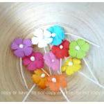Flat mini mulberry paper fl..