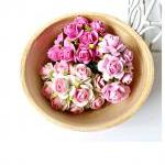 Mulberry Rose Buds paper flower mixed color / pack  