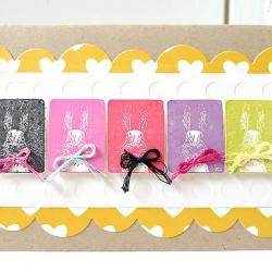 Colorful Rabbit card  