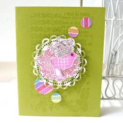 I feel so lucky to have you handmade card  