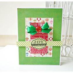 Joy to you & yours this holiday season handmade card  