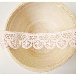 Double Scallop light pink lace  
