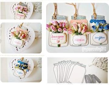 Jar tags cardstock