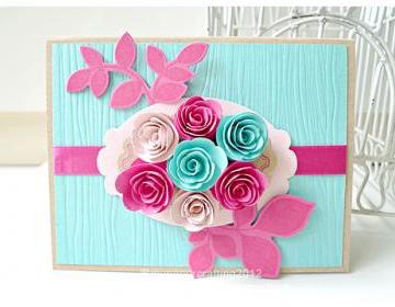 Swirl Flower card